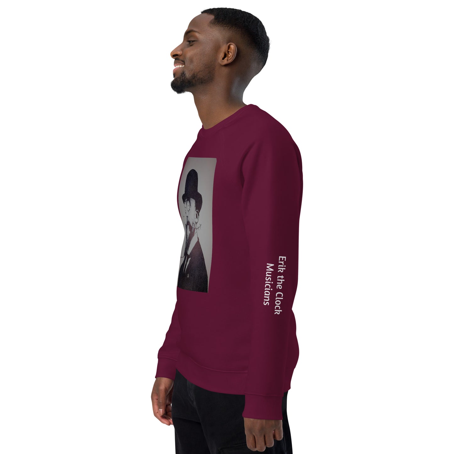 Felpa raglan in tessuto organico unisex